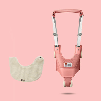 ピンクカラーの歩行練習ハーネス
