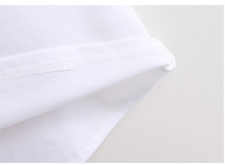 おめかし気分が高まる 女の子半袖Tシャツ＆ふんわりスカートセット ねこカートゥーン立体フラワー コットン混 90~130cm