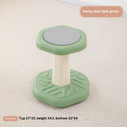 子ども安心でゆらぎ時間が心地よく続く バランスロッキングスツール 傾斜デザイン