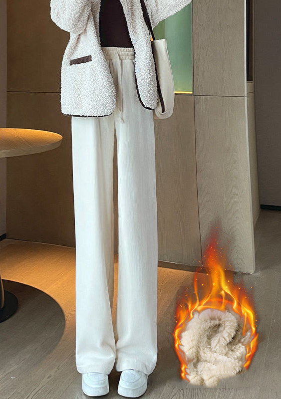 アプリコットのマタニティコーデュロイパンツのサイドシルエット
