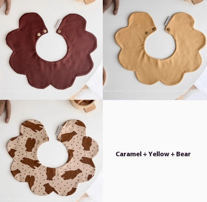 軽量フリーサイズスタイ 新生児育児に便利なよだれかけ
