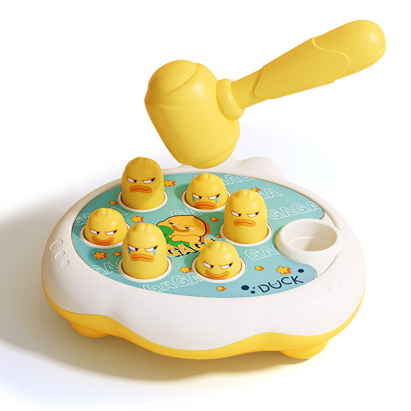 アヒルが顔を出すギミック部分のクローズアップ
