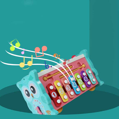 叩いて釣って音あそび！多機能ハムスターパズルボックス 知育おもちゃ 4〜6歳 Lumisei Prime