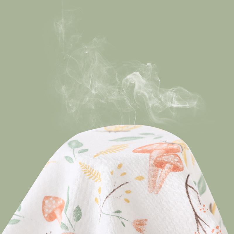 汗ばむ季節もさらっと快適 ベビー・子ども半袖パジャマ上下セット 動物カートゥーン柄 綿100%薄手 73~110cm