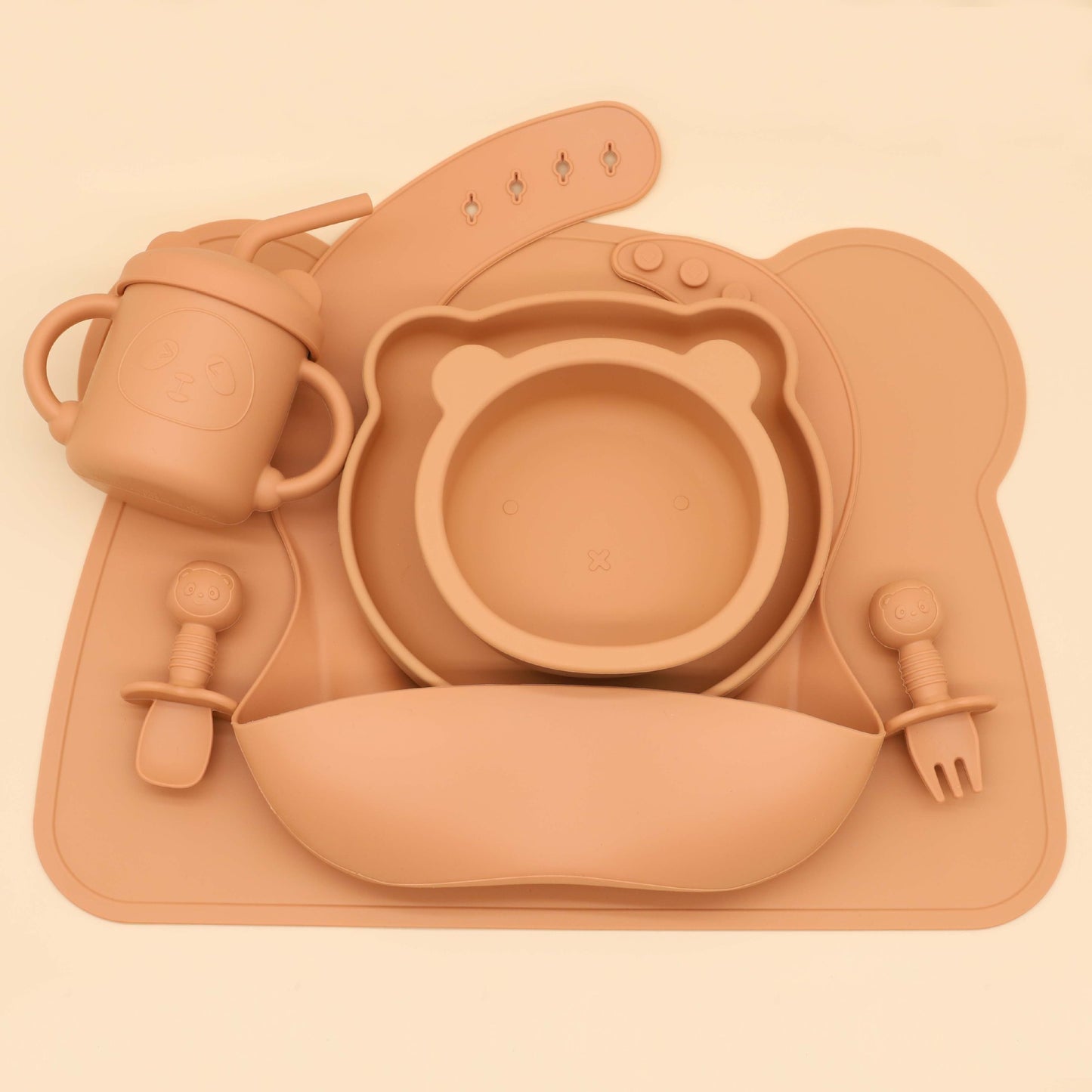 BPAフリー安全素材のベビー用カトラリーセット
