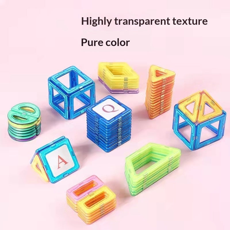 透明感のあるマグネットタイルの質感が分かるカット マルチカラー
