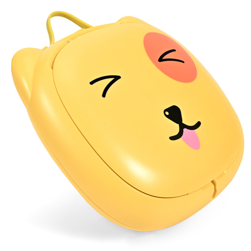 6ヶ月〜6歳のトイトレを安心快適に 猫デザイン折りたたみ携帯トイレ ベビー・キッズ用ポータブルおまる 蓋付き ABS素材 耐荷重50kg 17×24×5cm