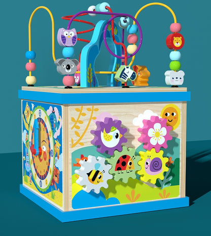 多機能アクティビティボックスの側面デザイン
