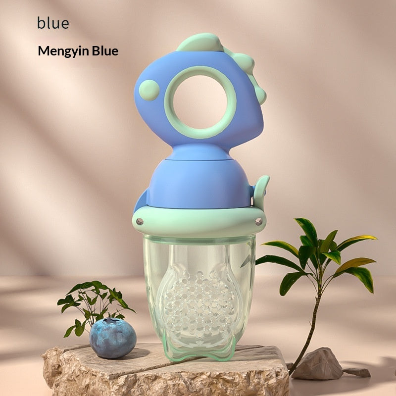 離乳食期の安心・快適 回転プッシュ式フルーツフィーダー ベビー用フードチューブ こぼれにくい設計 PPボディ＋やわらか口当たり S/M/Lニップル対応