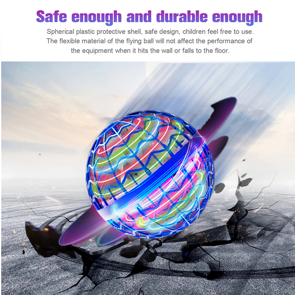 保護シェル設計と耐久性を訴求するフライングボールの安全性イメージ
