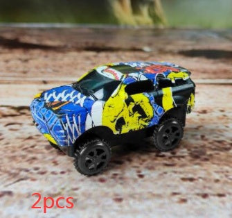 恐竜電動レールトラックレーシングセット 大型ジオラマコース 3〜9歳 男の子向けレーストイ Lumisei Prime