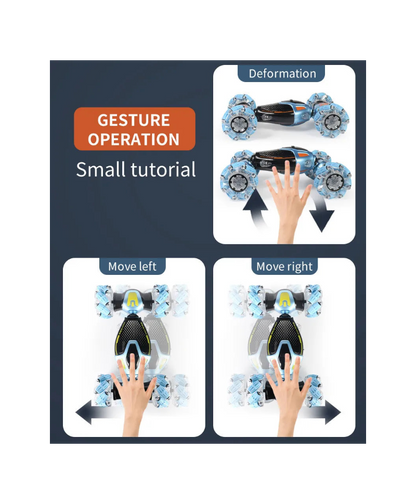 メカナムホイール ツイスト変形 ジェスチャー操作 RCスタントドリフトカー