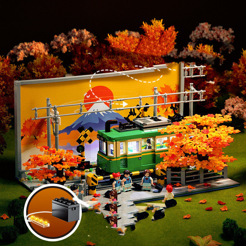 メイプルリーフパーツの色と形のディテール
