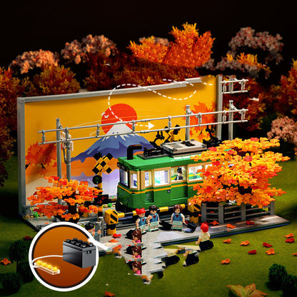 メイプルリーフパーツの色と形のディテール
