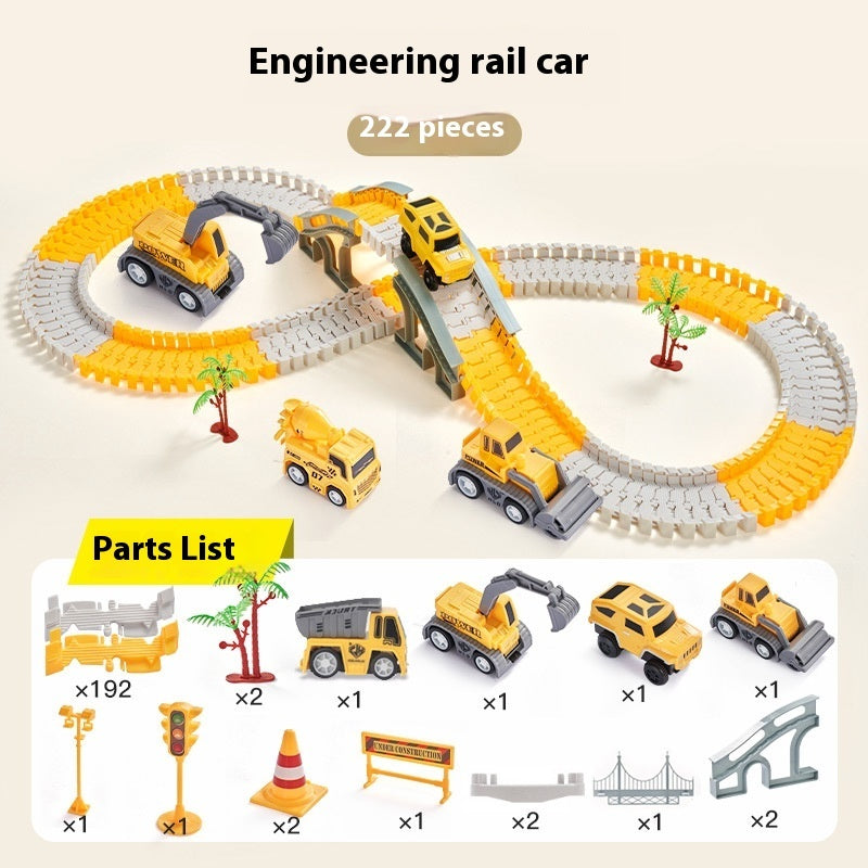 222ピースレールセットのレイアウト例
