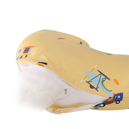 多機能授乳クッション イエロー柄の本体デザイン（授乳枕）
