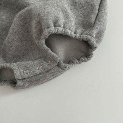 ラウンドネックベビーロンパース コットン素材 長袖 プルオーバー 韓国風 男女兼用 | Round Neck Cotton Baby Romper Long Sleeve Korean Style Unisex Lumisei Prime