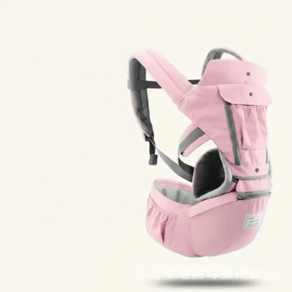 ピンクの多機能ベビーキャリア 新米ママの毎日を快適サポート（抱っこ紐）新生児〜36ヶ月対応
